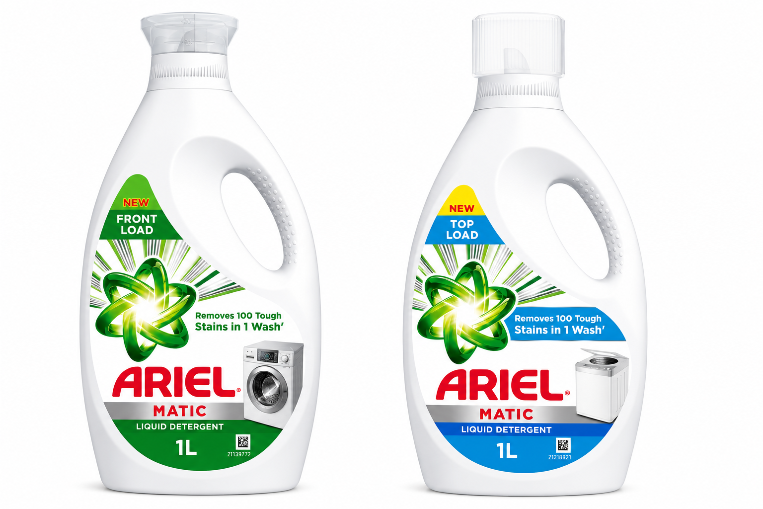 Ariel Washing Liquid Matic (Front, Top Load)- 1 litre Can